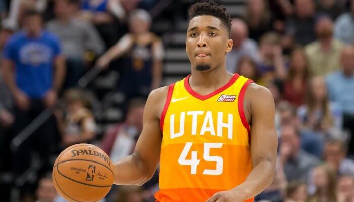 Donovan Mitchell avec le Utah Jazz