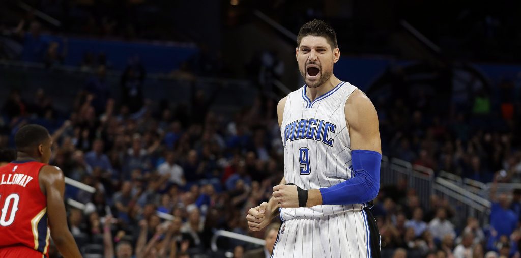 Nikola Vucevic sous le maillot du Magic.