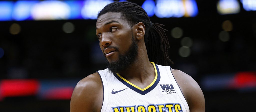 Kenneth Faried sous le maillot des Denver Nuggets.