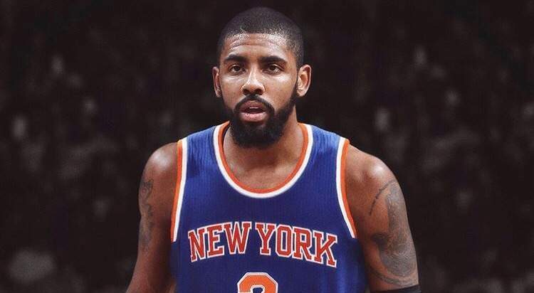 Kyrie Irving sous le maillot des Knicks