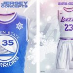 NBA – Un artiste imagine les maillots de Noël de la saison prochaine