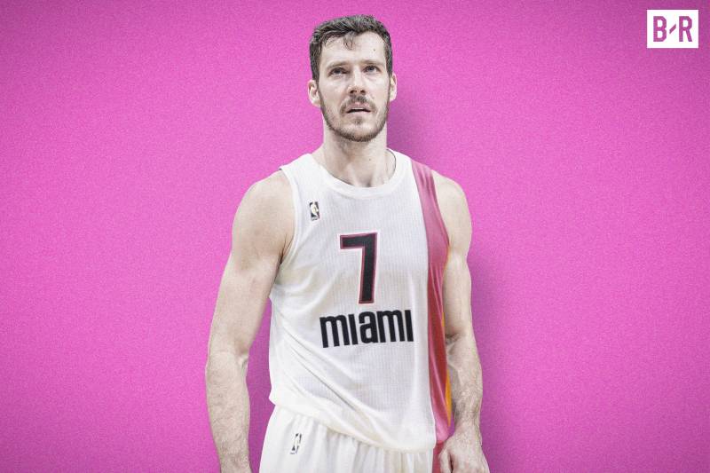 Goran Dragic sous le maillot rétro du Heat