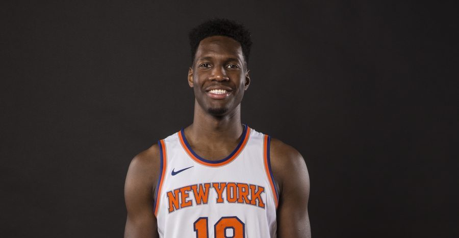 Nigel Hayes sous le maillot des Knicks