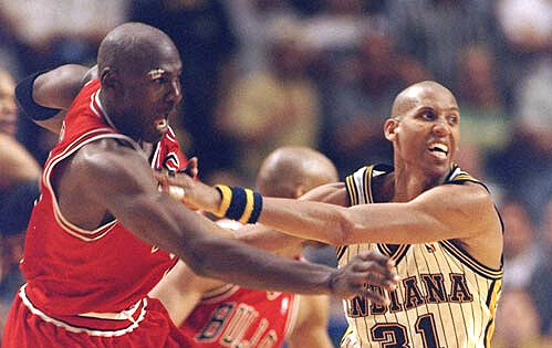 Michael Jordan Reggie Miller rivalité