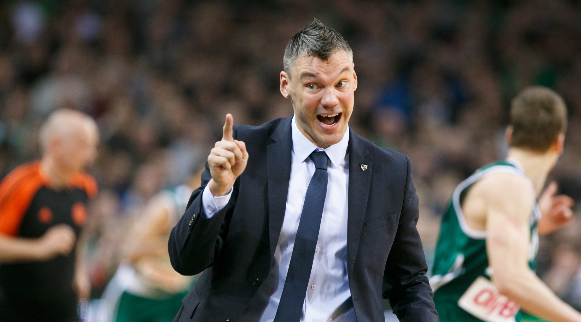 Sarunas Jasikevicius donne ses consignes