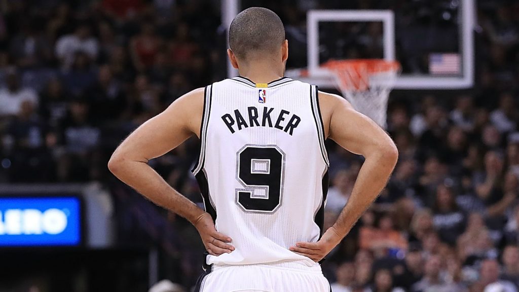 Tony Parker sous le maillot des Spurs