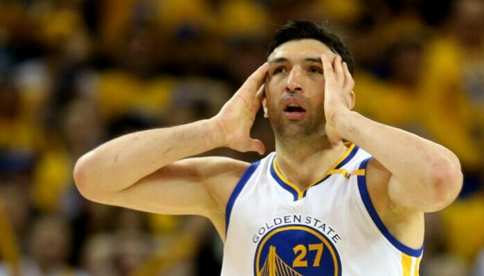 Zaza Pachulia sous le maillot des golden states Warriors