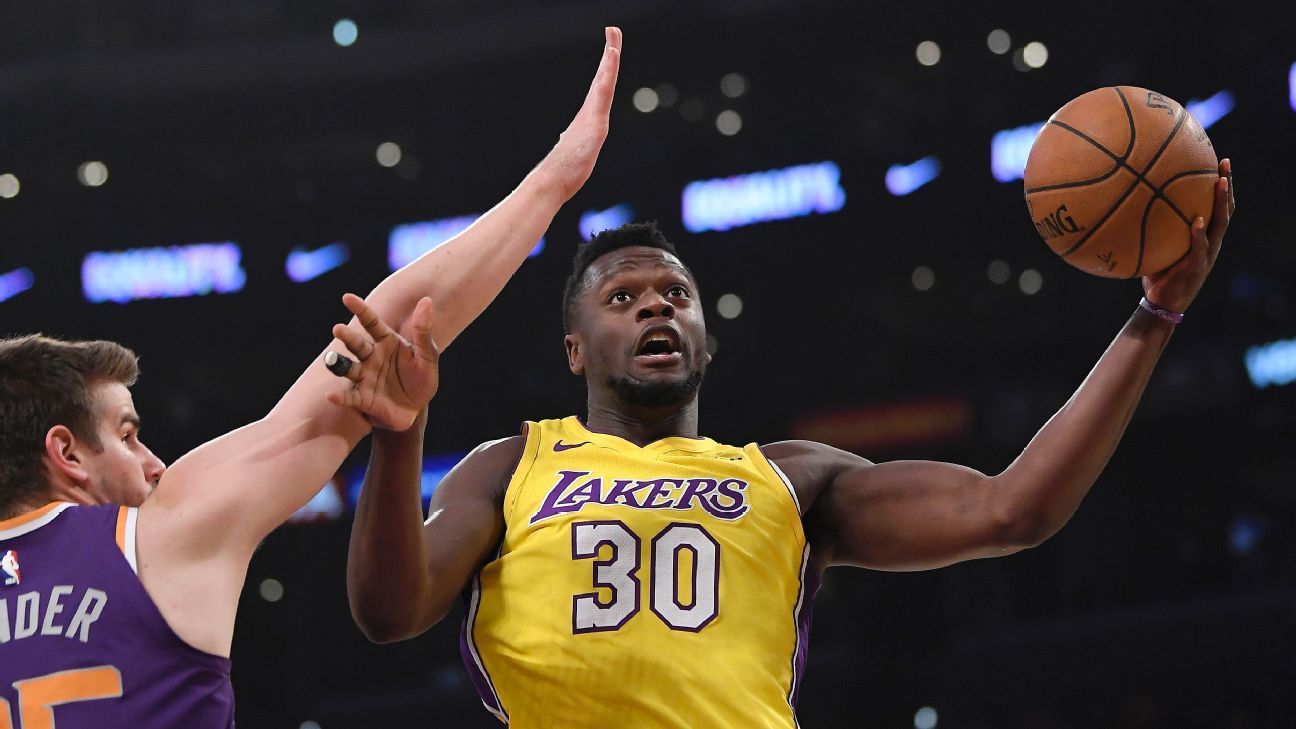 Julius Randle sous le maillot des Lakers