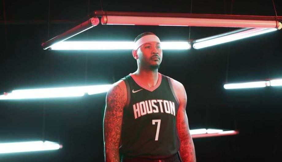 Carmelo Anthony sous le maillot des Rockets