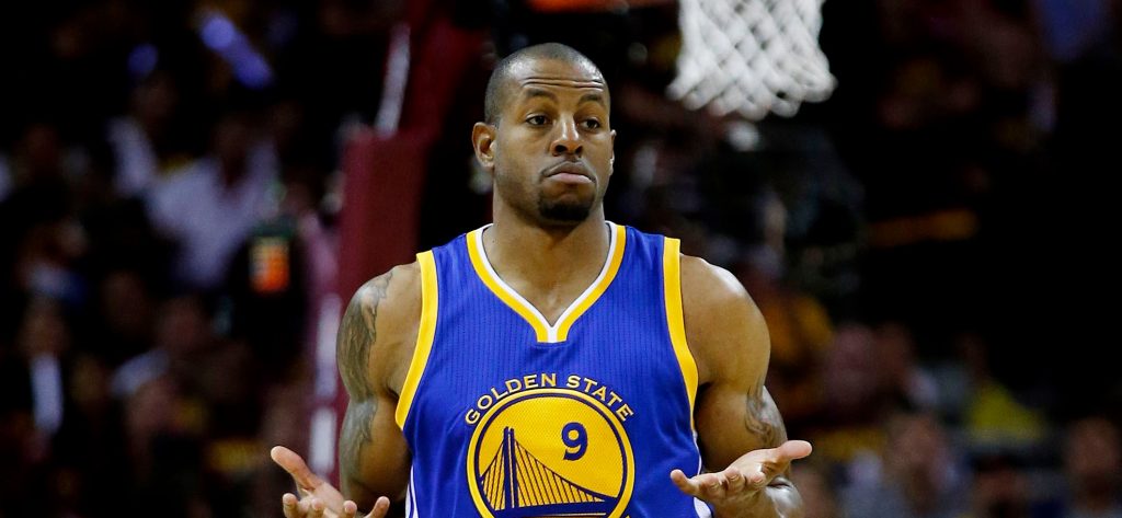 Andre Iguodala sous le maillot des Warriors.