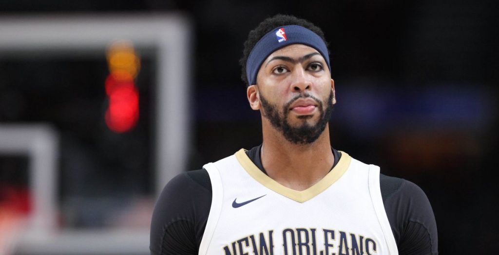 Anthony Davis sous le maillot de New Orleans.