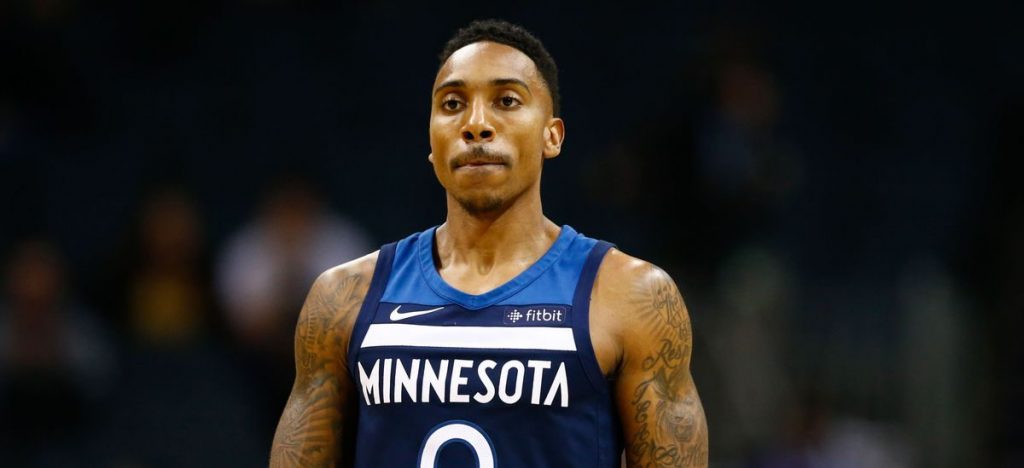 Jeff Teague sous le maillot des Minnesota Timberwolves