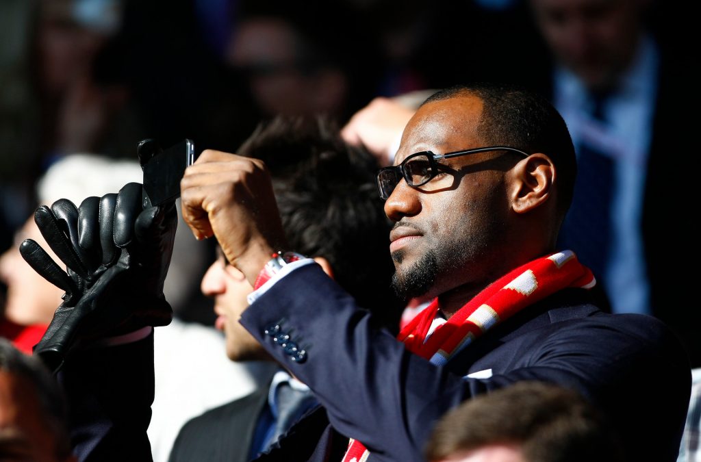 LeBron James à Anfield pour voir Liverpool