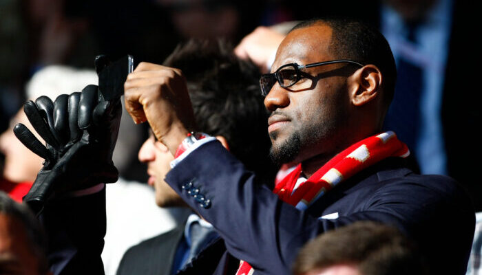 LeBron James à Anfield pour voir Liverpool