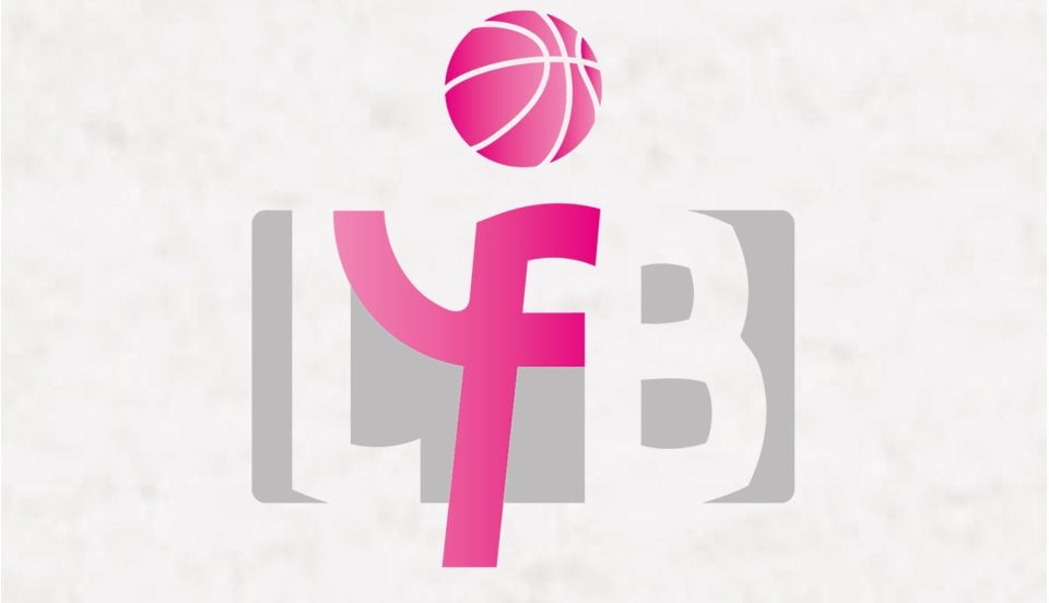 Le logo de la Ligue Féminine de Basketball.