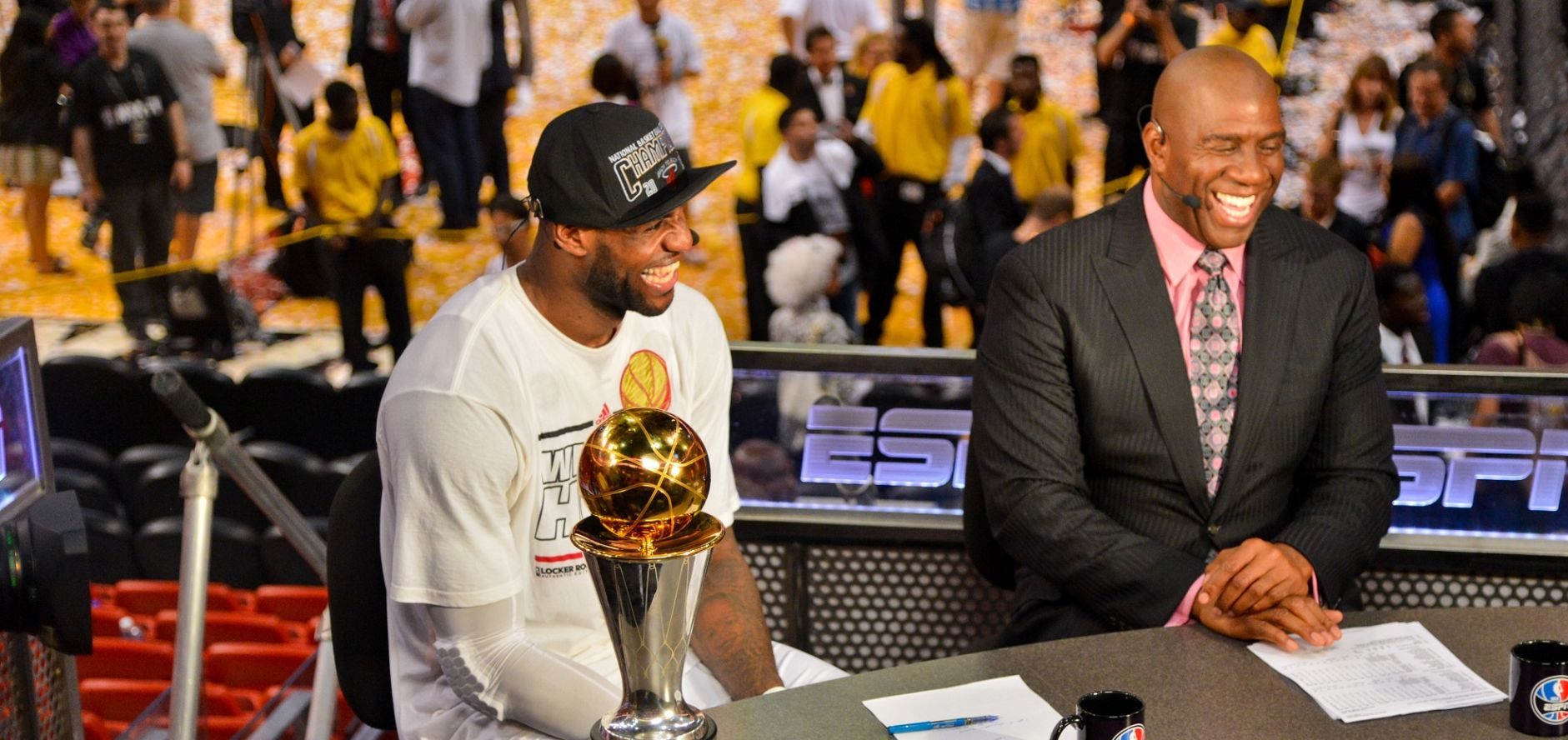 LeBron James et Magic Johnson