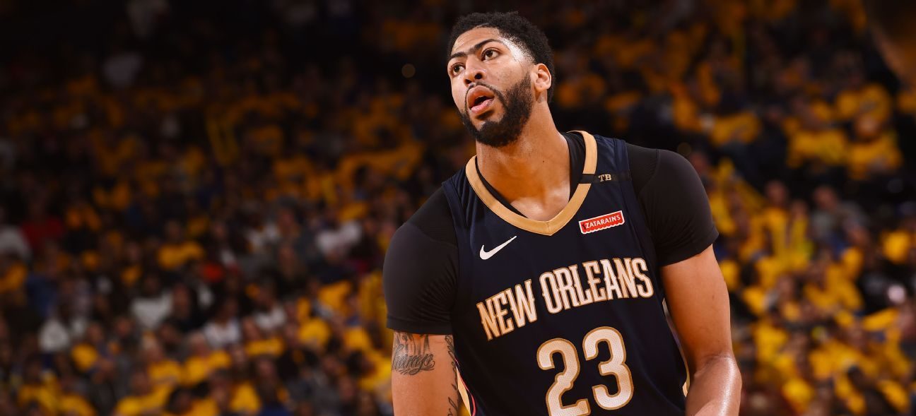 Anthony Davis sous le maillot des Pelicans de la Nouvelle-Orleans