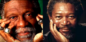 Bill Russell et Morgan Freeman