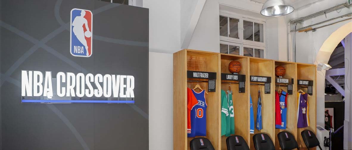 Photo du NBA Crossover avec des maillots vintage