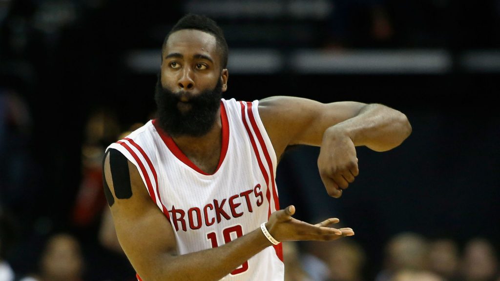 James Harden sous le maillot des Rockets