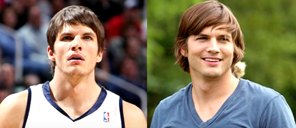 Kyle Korver ressemble à Ashton Kutcher