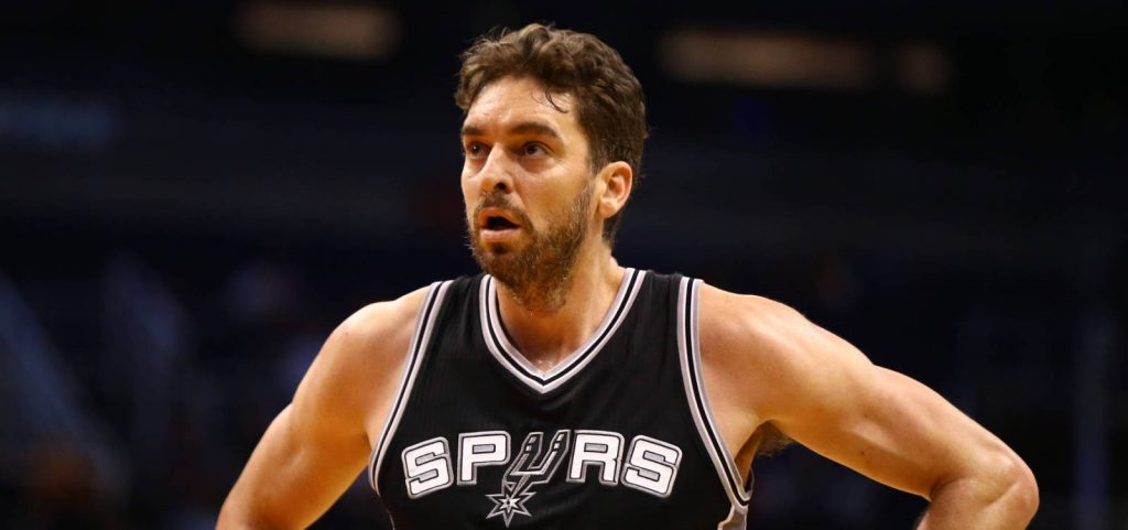 Pau Gasol sous le maillot des San Antonio Spurs