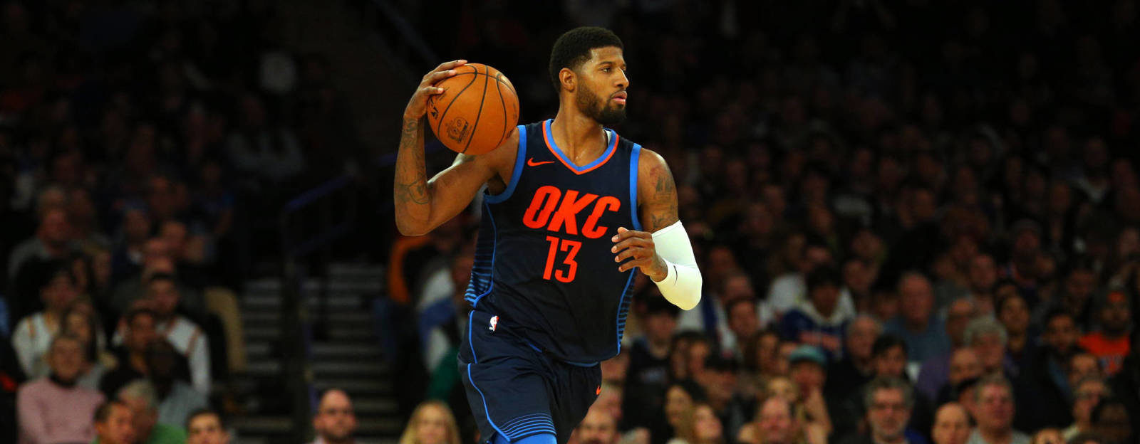 Paul George sous le maillot du Thunder