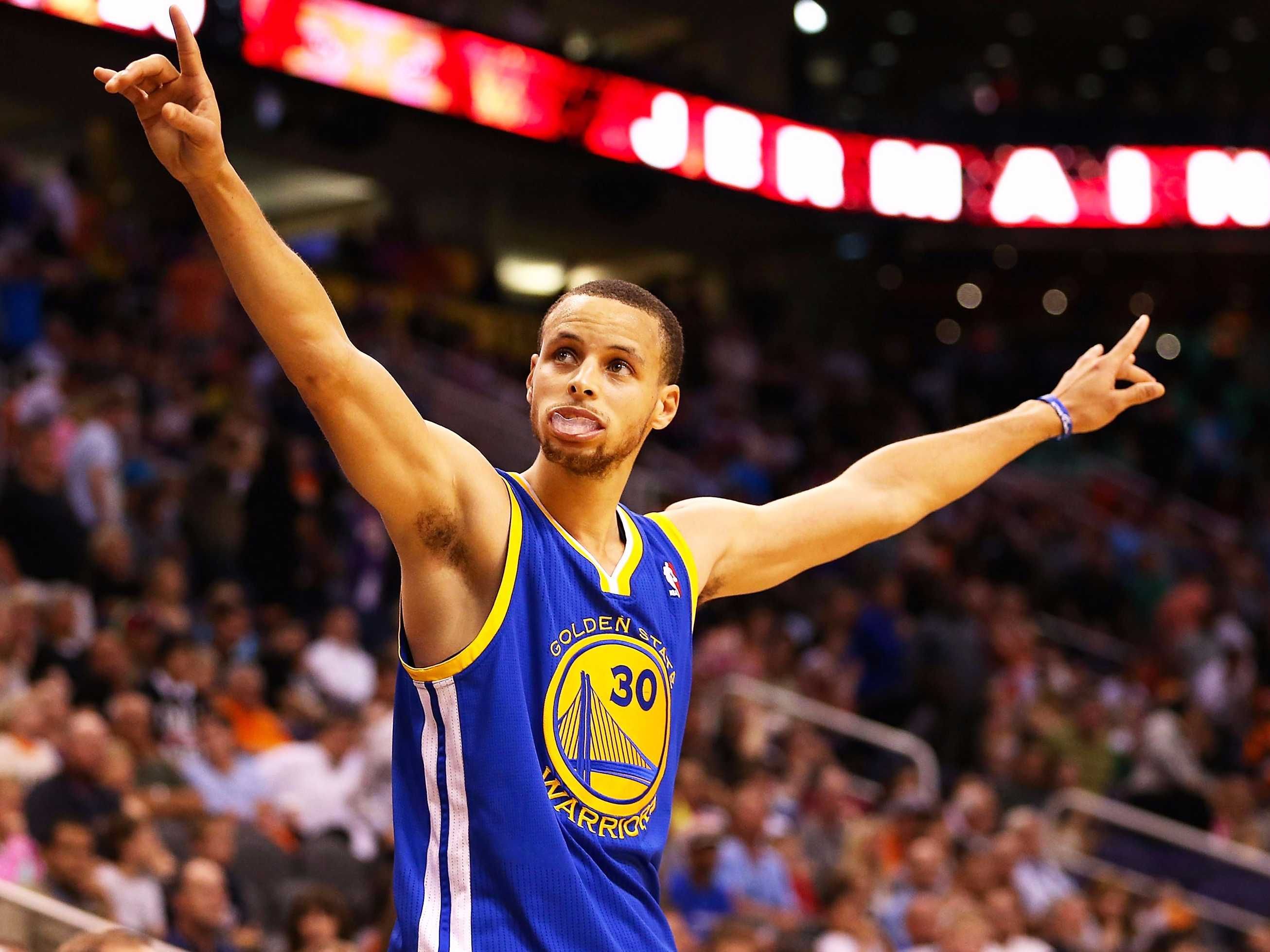 Stephen Curry sous le maillot des Warriors