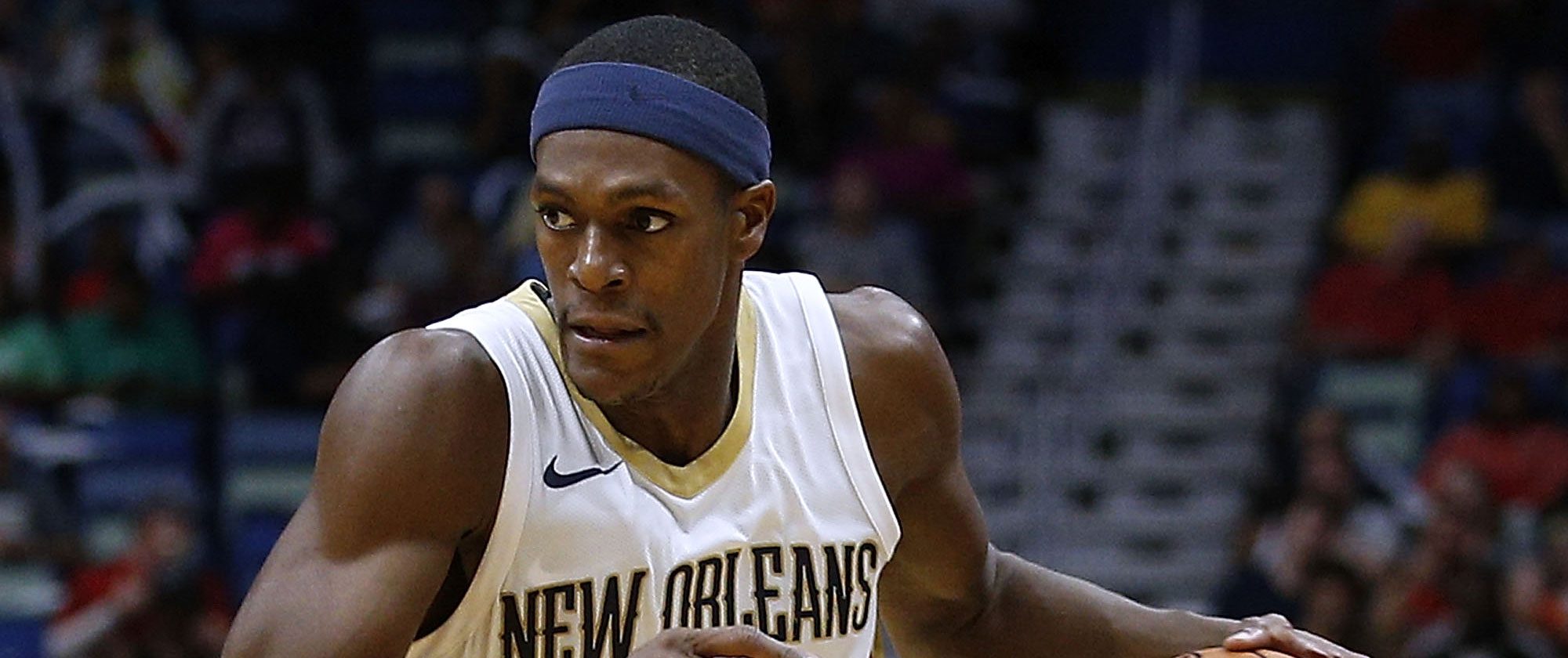 Rajon Rondo sous le maillot des Pelicans.