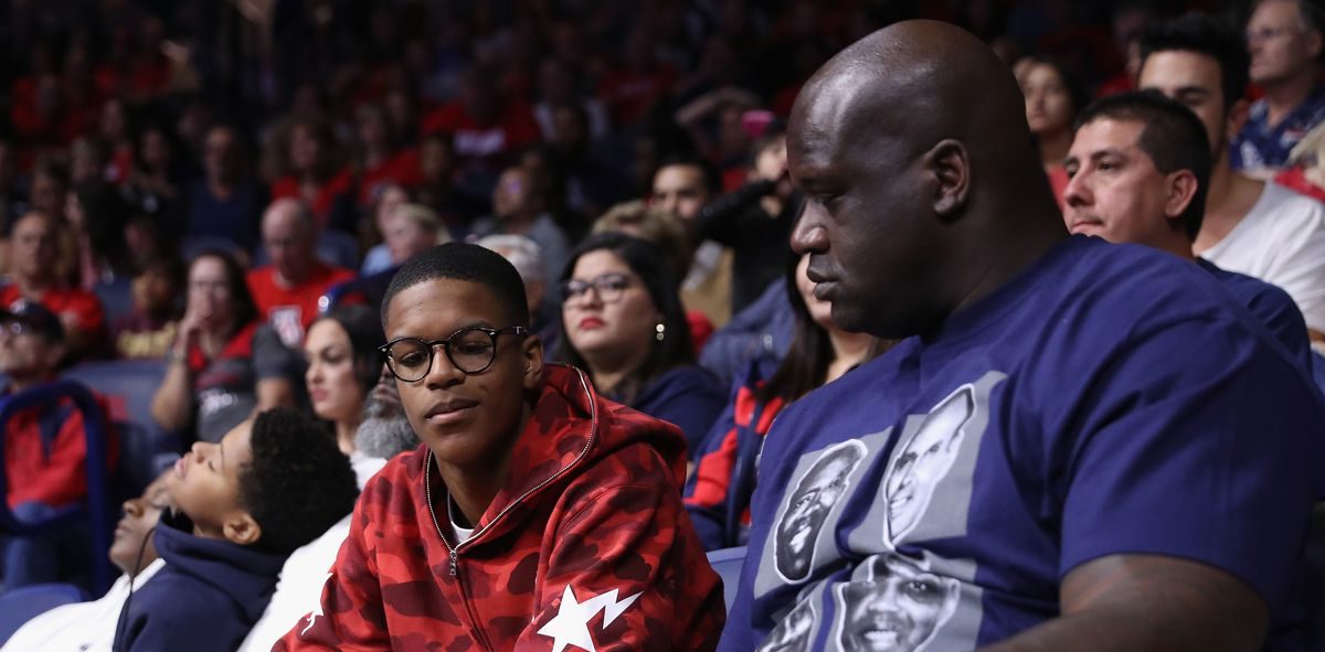 Shareef O'Neal avec son père, Shaquille O'Neal