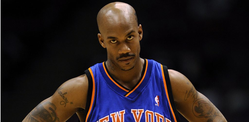 Stephon Marbury sous le maillot des Knicks.