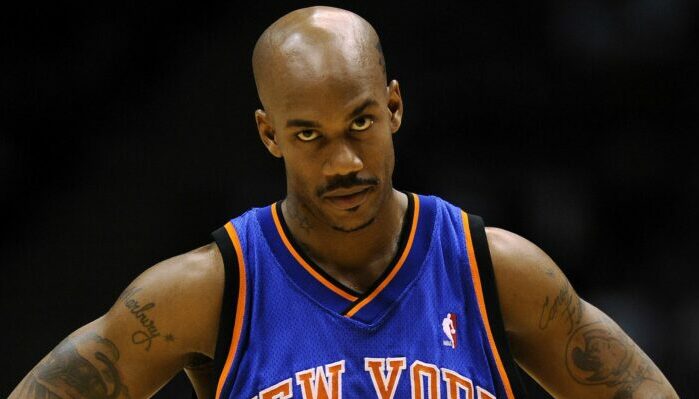 Stephon Marbury sous le maillot des Knicks.