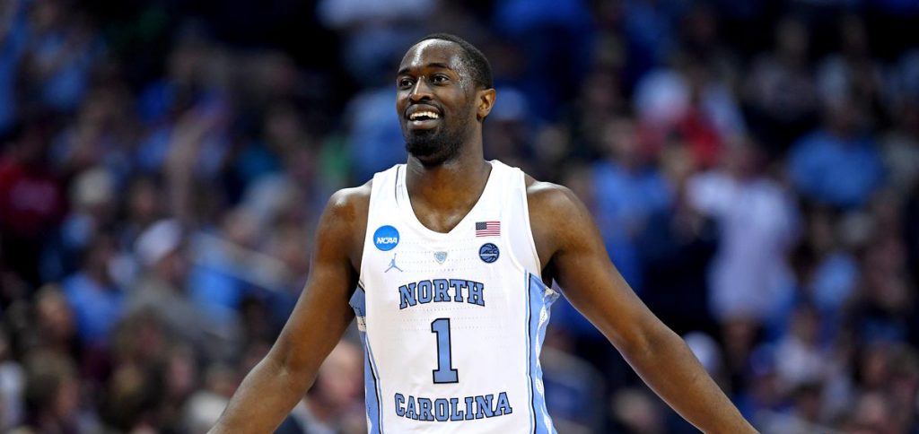 Theo Pinson sous le maillot des North Carolina Tar Heels.