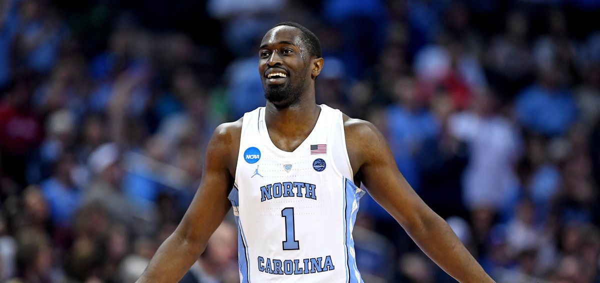 Theo Pinson sous le maillot des North Carolina Tar Heels.