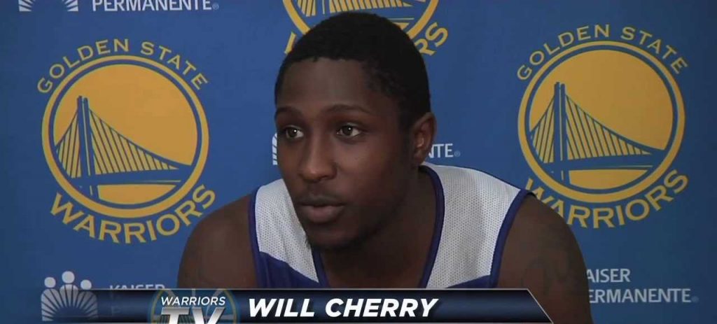 Will Cherry lors d'une interview pré-draft avec les Warriors.
