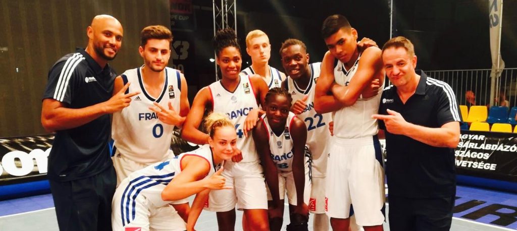 Les équipes de France de 3x3.