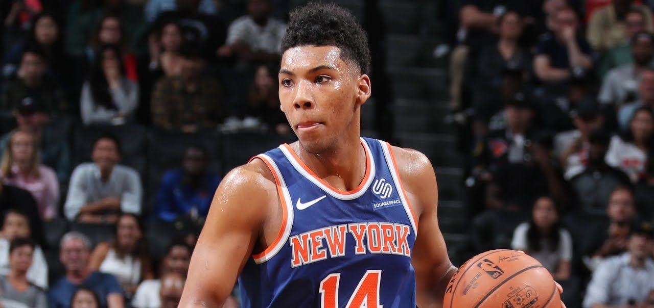 Allonzo Trier avec les Knicks durant la pré-saison