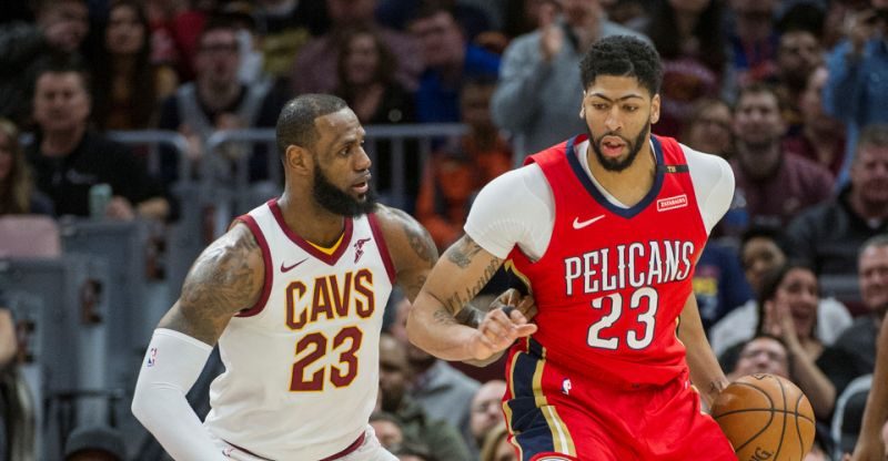 Anthony Davis au duel face à LeBron James