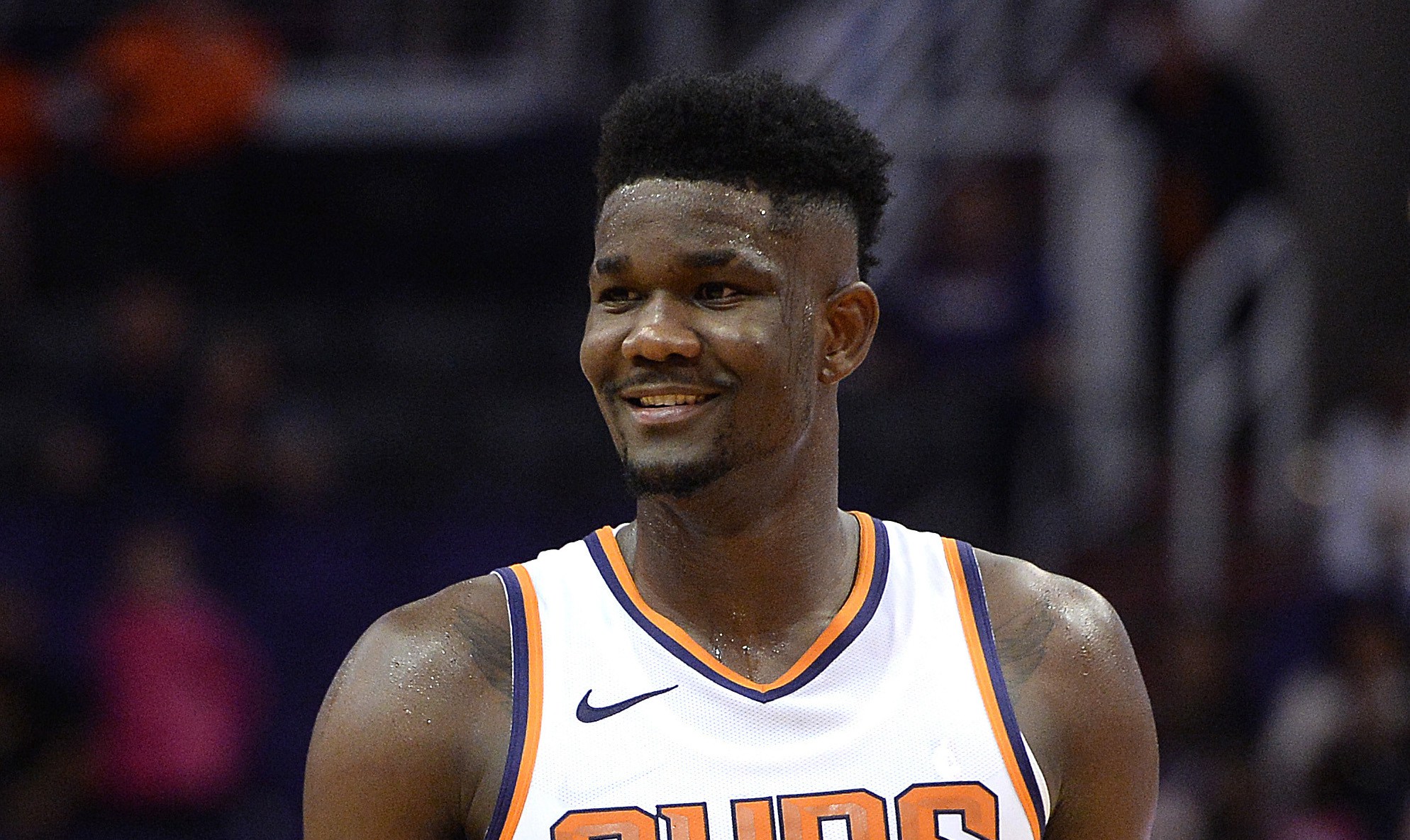 Deandre Ayton durant la présaison