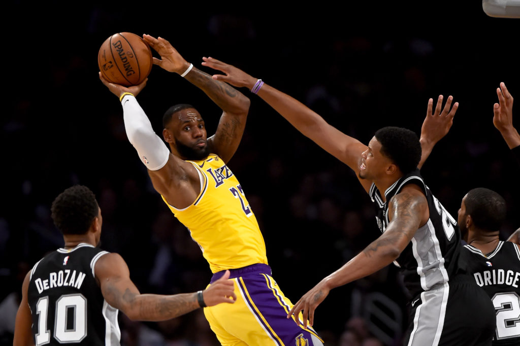 LeBron James face aux San Antonio Spurs