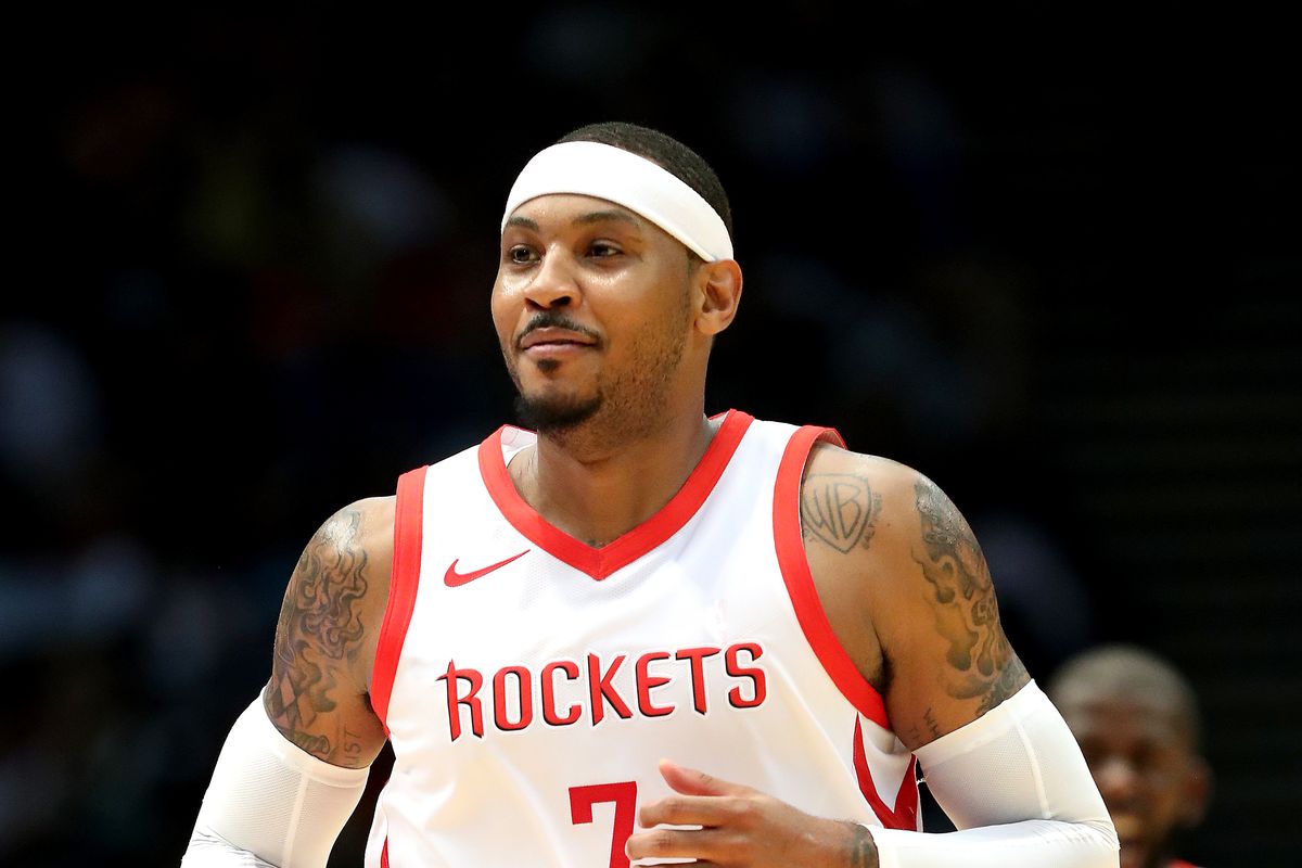 Carmelo Anthony sous le maillot des Rockets