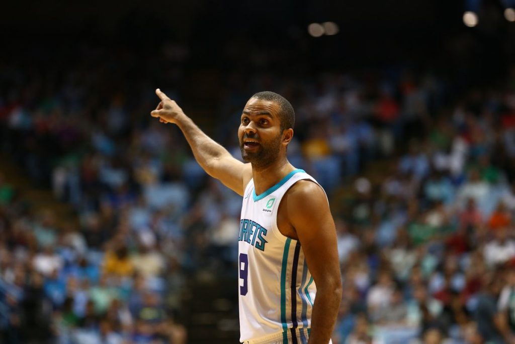 Tony Parker sous le maillot des Hornets