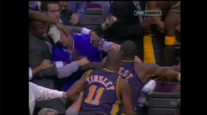 NBA – L&rsquo;énorme bagarre d&rsquo;Auburn Hills le 19 novembre 2004