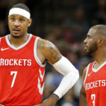 NBA – Carmelo Anthony « choqué » par la suspension de Chris Paul