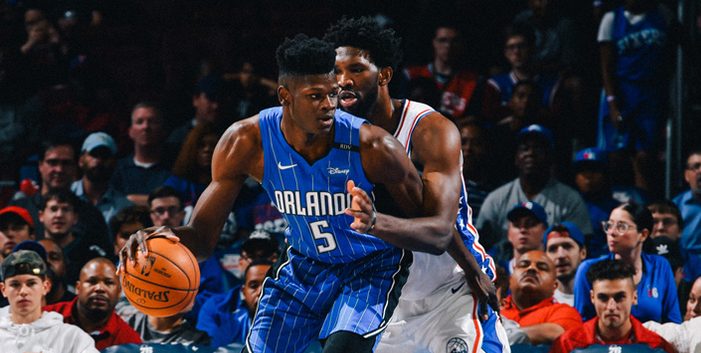 Joel Embiid et Mo Bamba