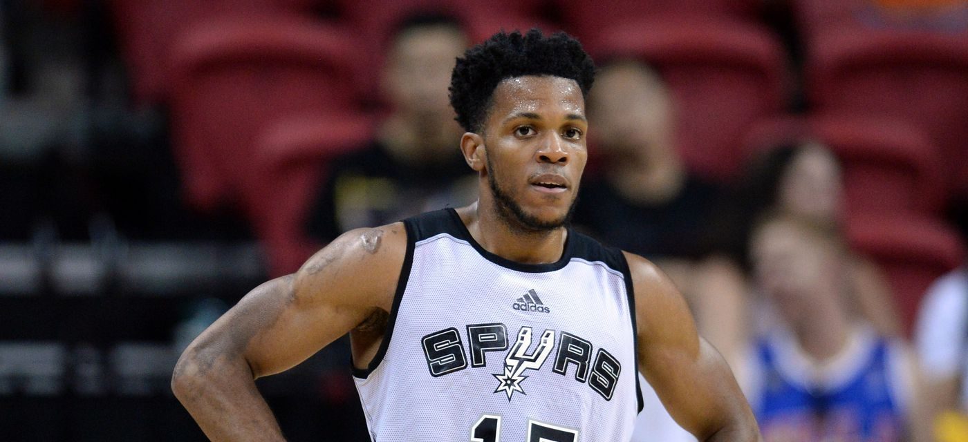 Jaron Blossomgame sous le maillot des Spurs