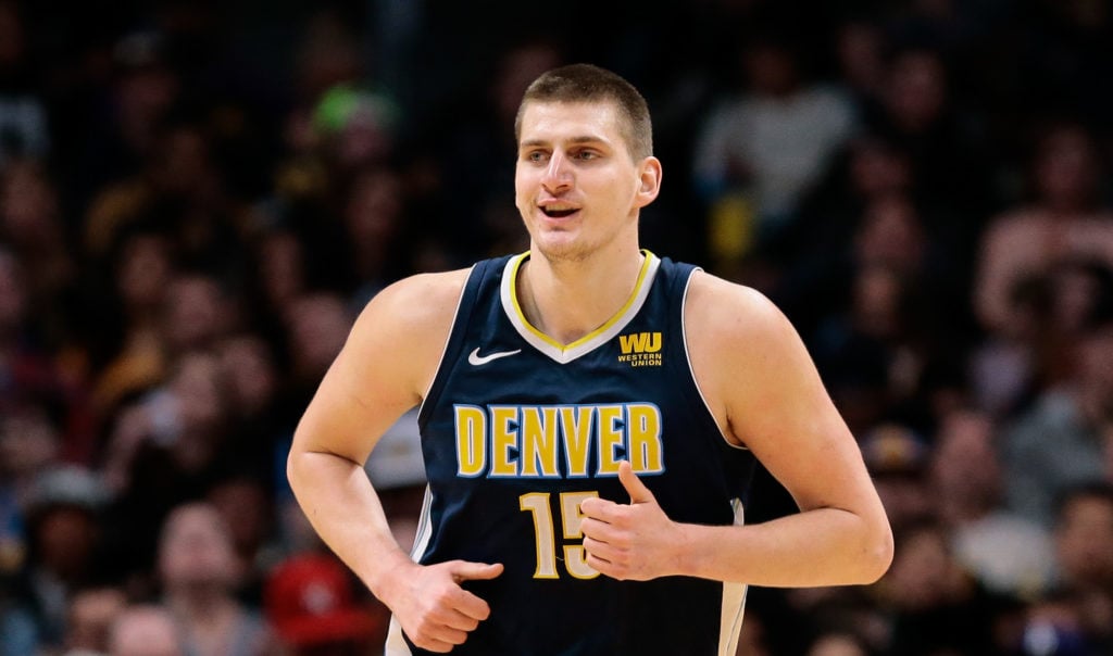 Nikola Jokic a été élu joueur de la semaine