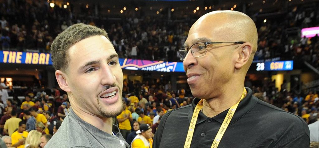 Klay Thompson Mychal Thompson