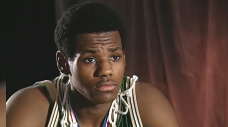 LeBron James adolescent