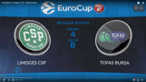 Eurocup- Les highlights de Limoges / Tofas Bursas